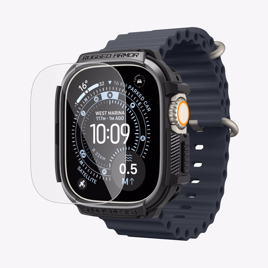 Apple Watchシリーズ - 頑丈なアーマーケース + スクリーンプロテクター