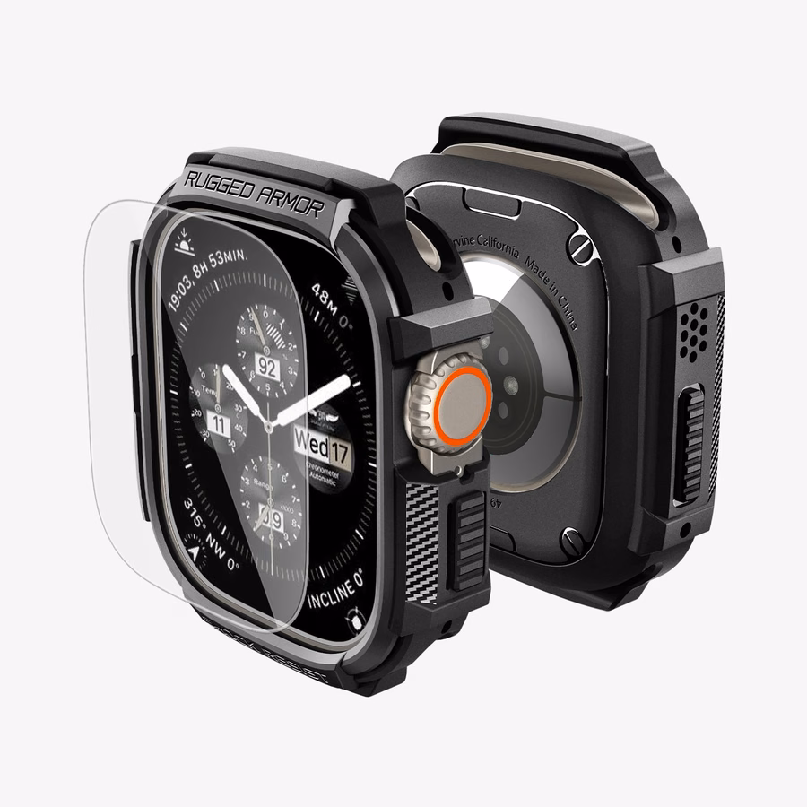 Apple Watchシリーズ - 頑丈なアーマーケース + スクリーンプロテクター