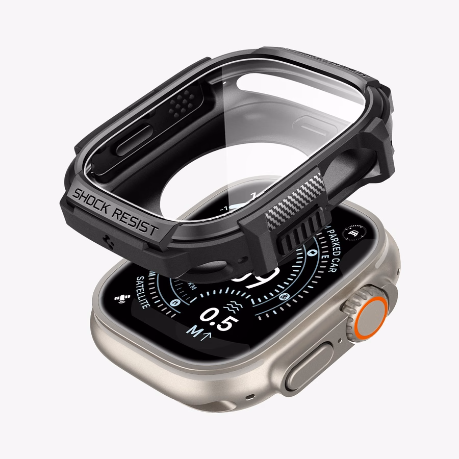 Apple Watchシリーズ - 頑丈なアーマーケース + スクリーンプロテクター