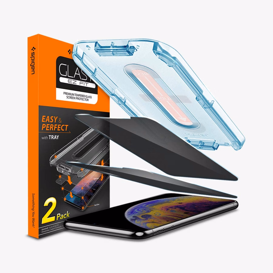 iPhone Xシリーズ - GLAS.tR EZ Fit プライバシー保護ケース