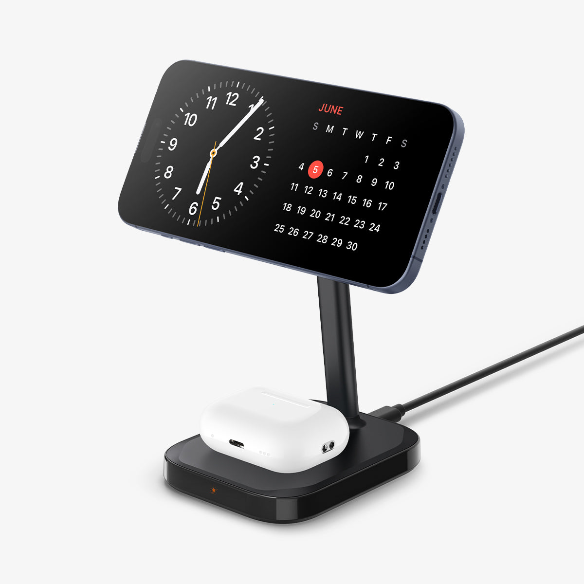 arcfield マグネット式ワイヤレス充電スタンド pf2100 マグネットフィット