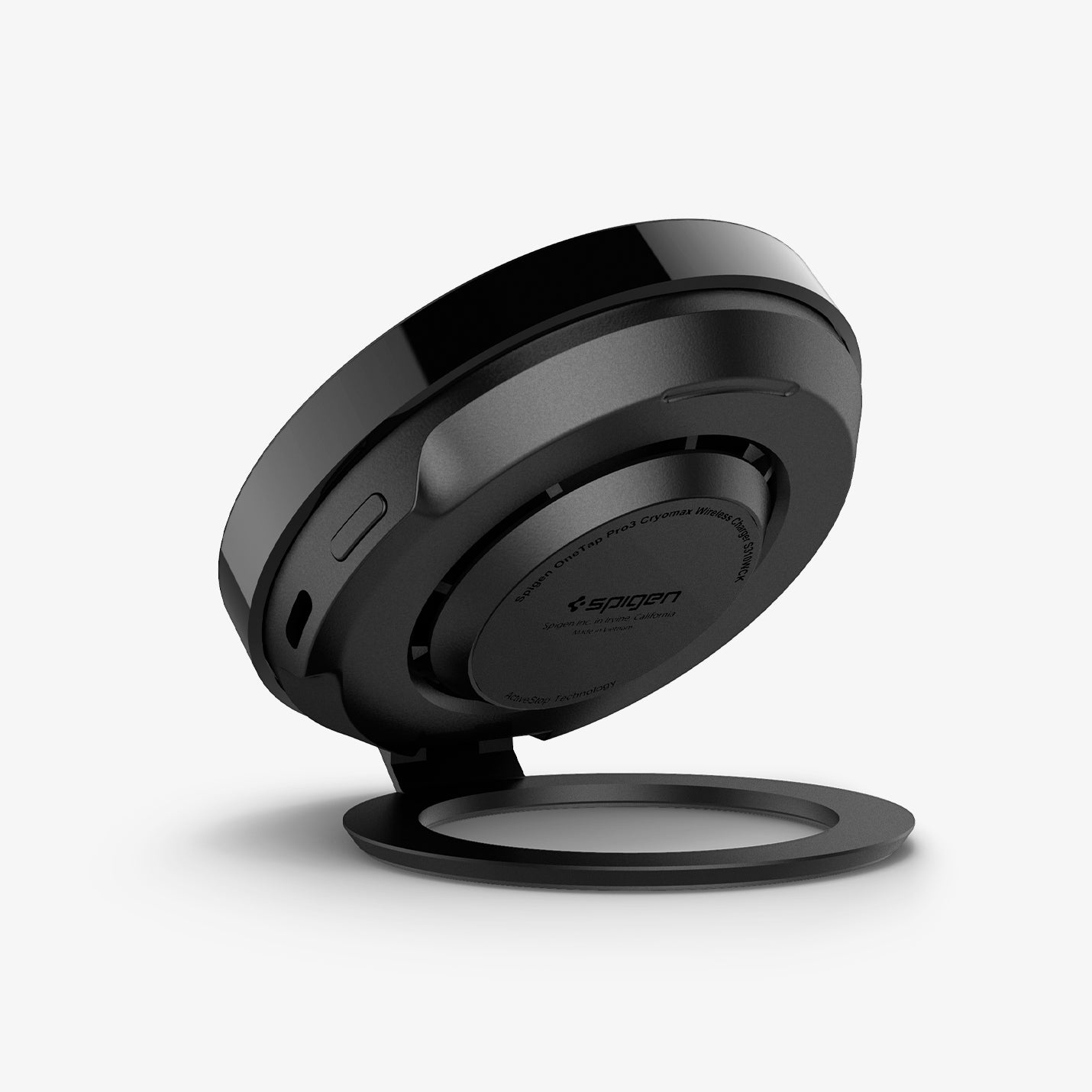 spigen onetap pro 3 cryomax スマートフォン用キックスタンド s310wck マグネット式