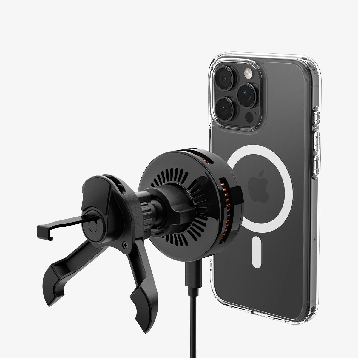 spigen essential qi2.2 25w フック式車載ホルダー(マグネット対応)