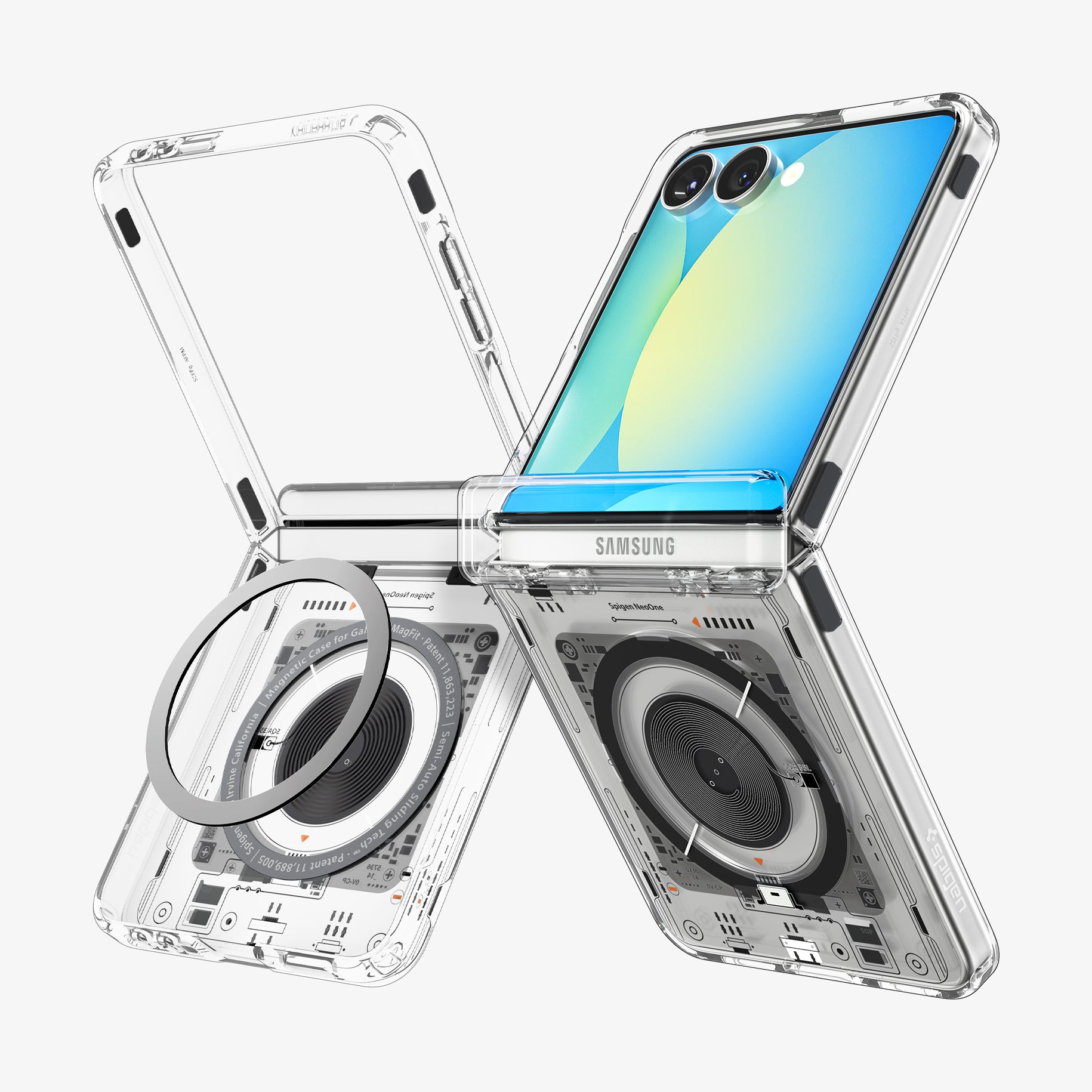 galaxy z flip 7シリーズ - ultra hybrid pro neo one mag fit