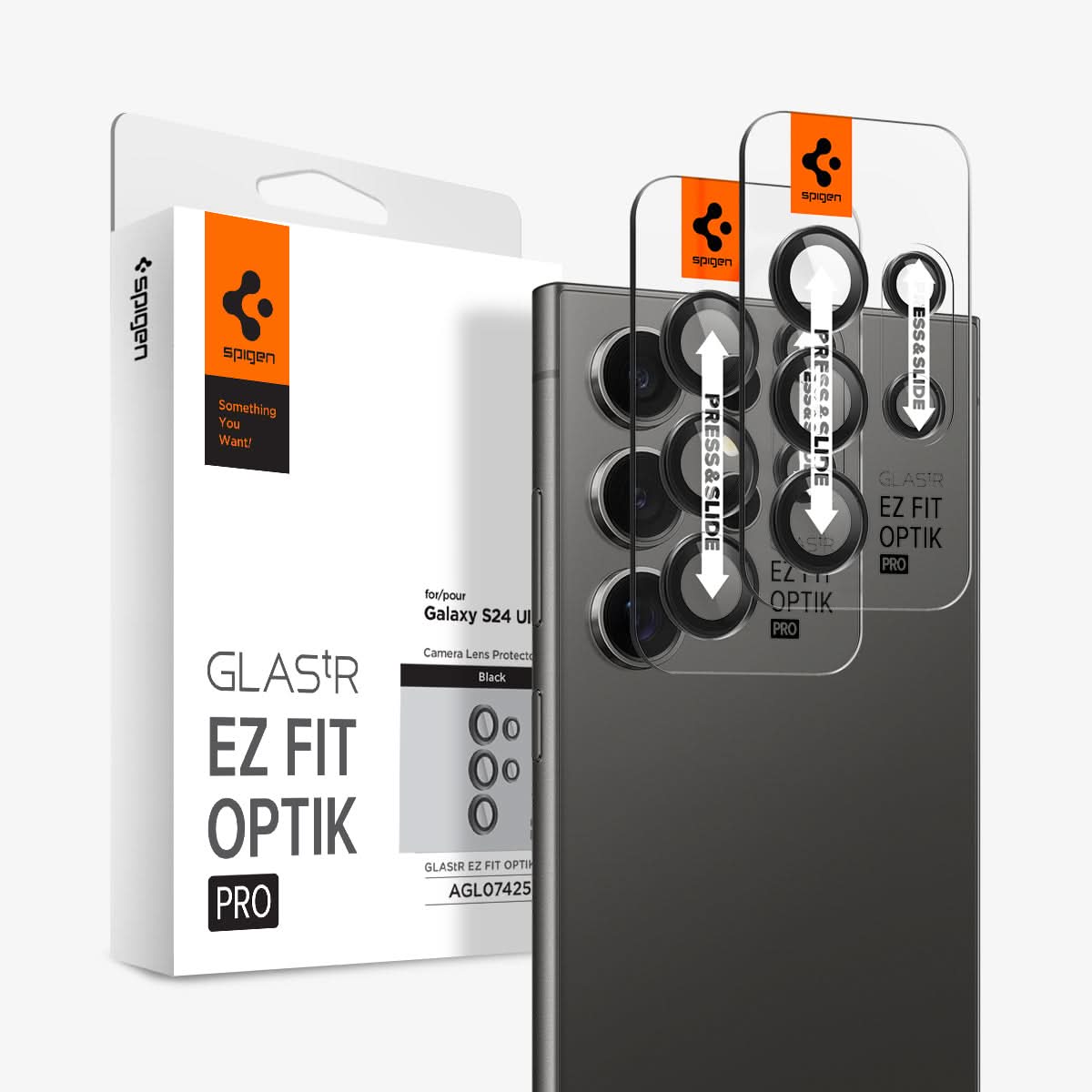 galaxy s24シリーズ - optik pro ez fitレンズプロテクター