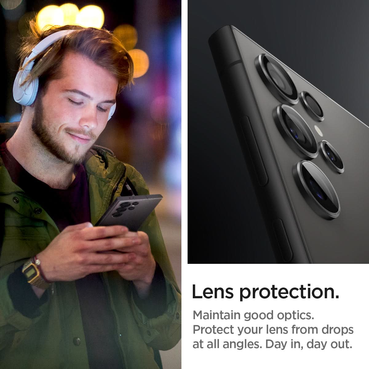 galaxy s24シリーズ - optik pro ez fitレンズプロテクター