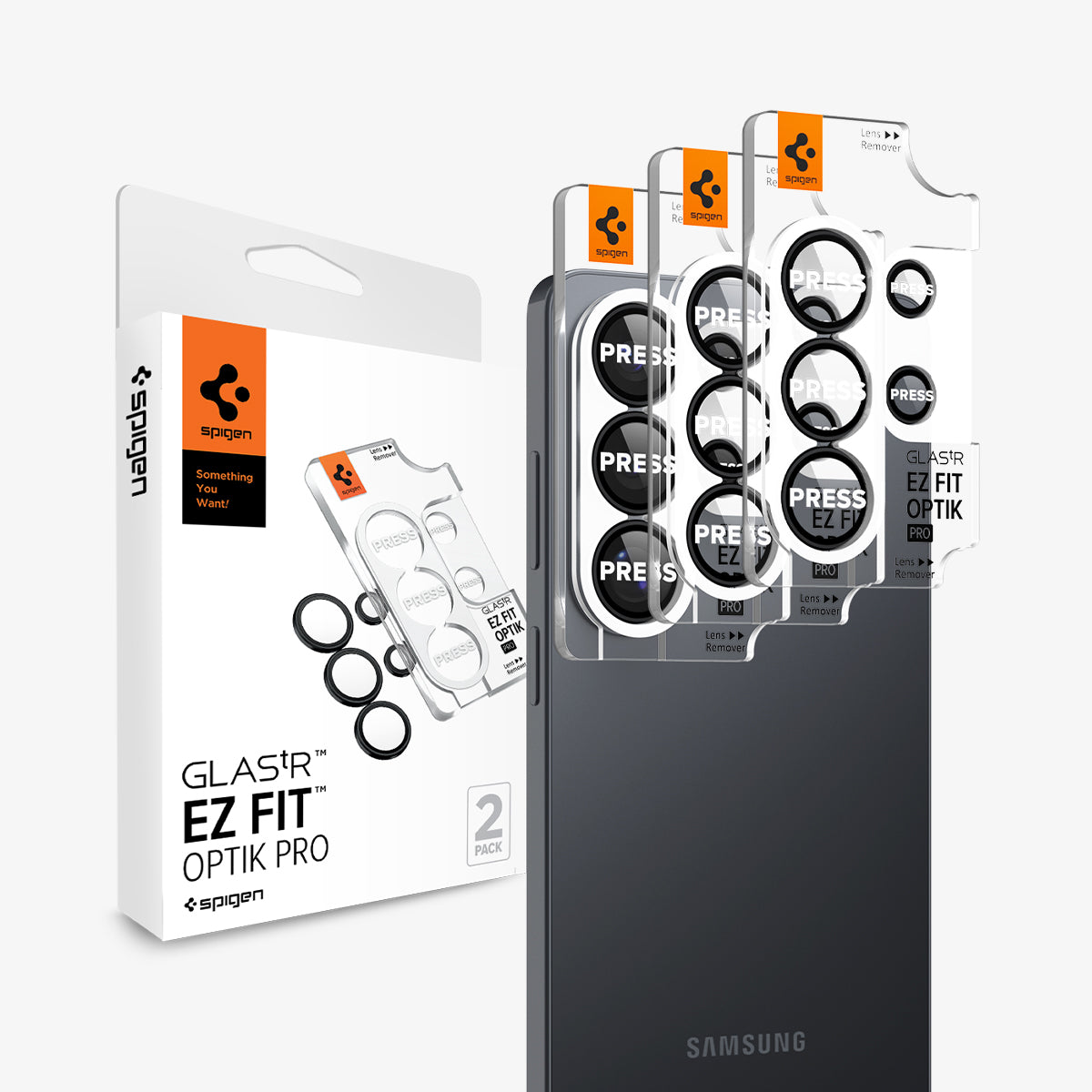 galaxy s26シリーズ - optik ez fitレンズプロテクター